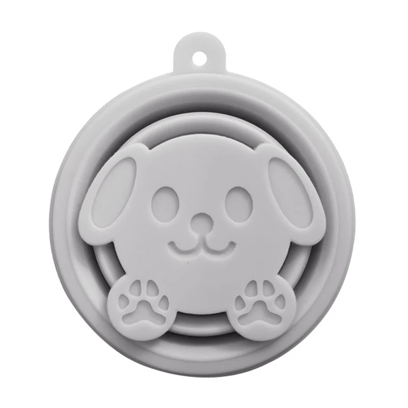 Cute Pet Silicone Folding Cup Portable Retractable Outdoor Travel Wash Cup VJ-Drop - Цвет: 4