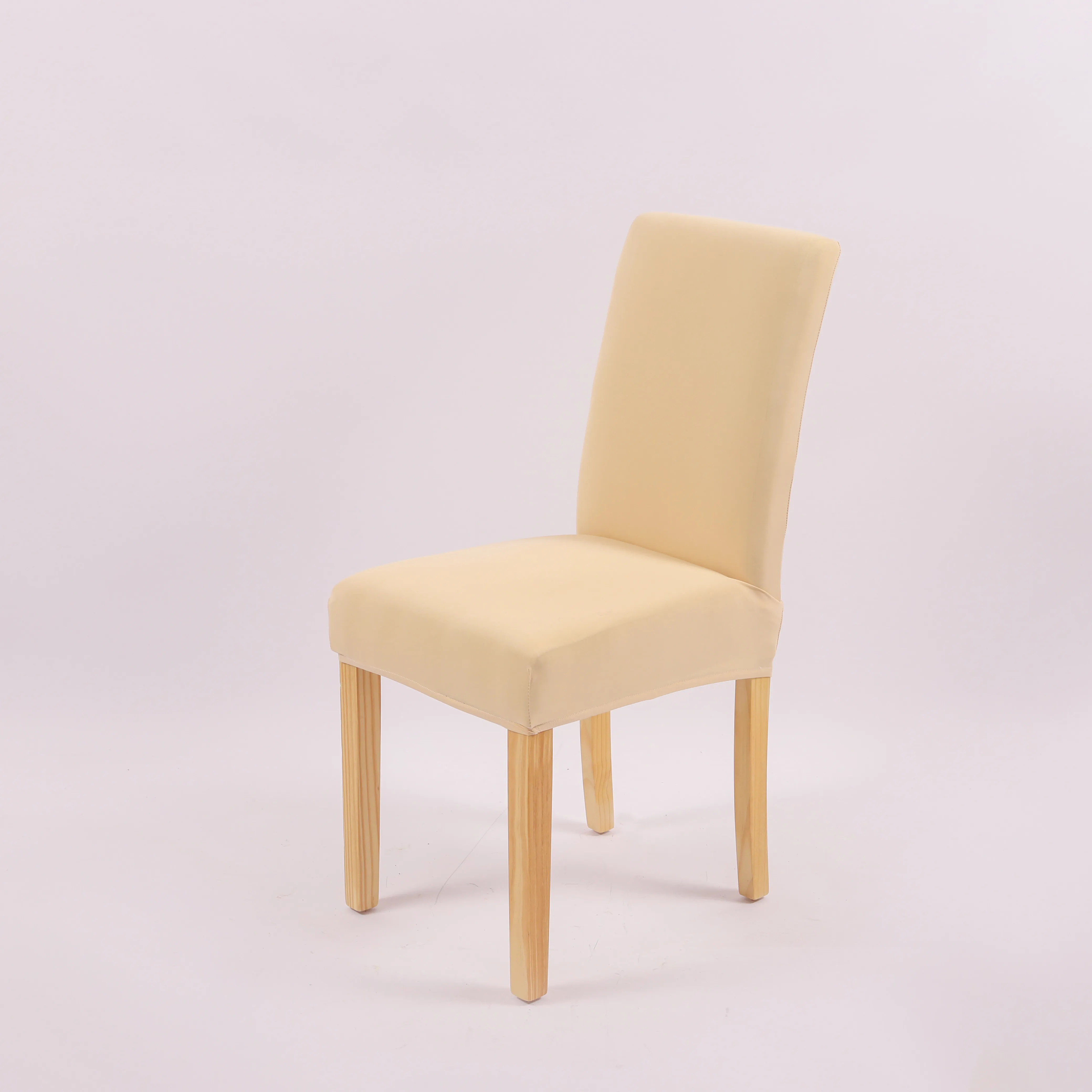 Zerolife Solid Color Chair Cover Dining Chairs Polyester Spandex Modern Plain Chair Covers Seat Cover Non-slip Wedding Banquet