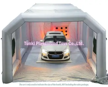 

Hot Sale Small Portable Inflatable Spray Booth Rental, Inflatable Paint Booth Hire For Car Washing