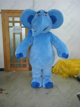 

hand make quality elephant mascot costumes blue elephant costumes