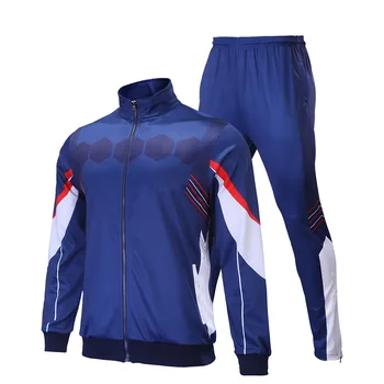 

Custom Jogging Running Team Jerseys Soccer Sets Sublimated Training Uniforms Jackets For Men Slim Fit Sports Tracksuit Men