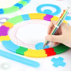 Спирограф детская Живопись Рисунок игрушка трек креативный набор наконечник снасти живопись Обучающие Развивающие игрушки подарки для