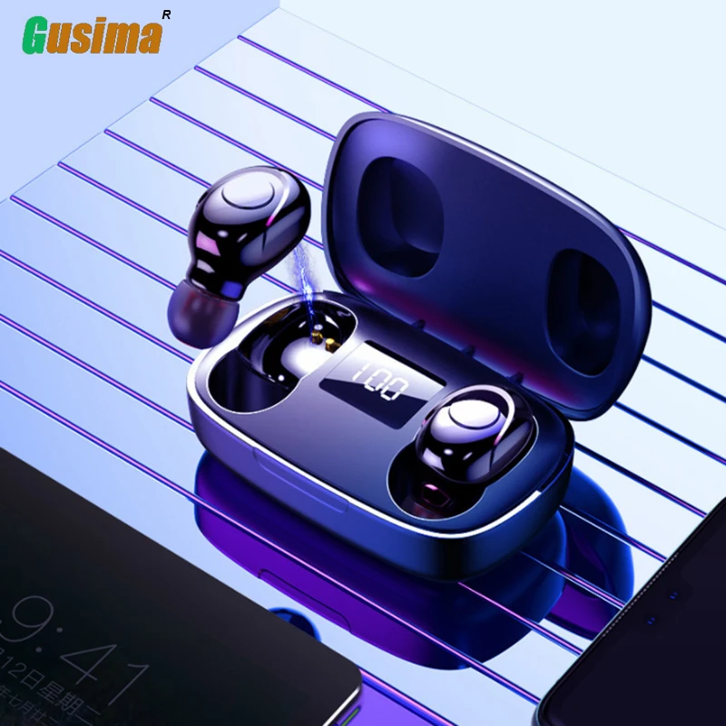 TWS беспроводные Bluetooth наушники 6D Hifi стерео Бас Спортивная гарнитура