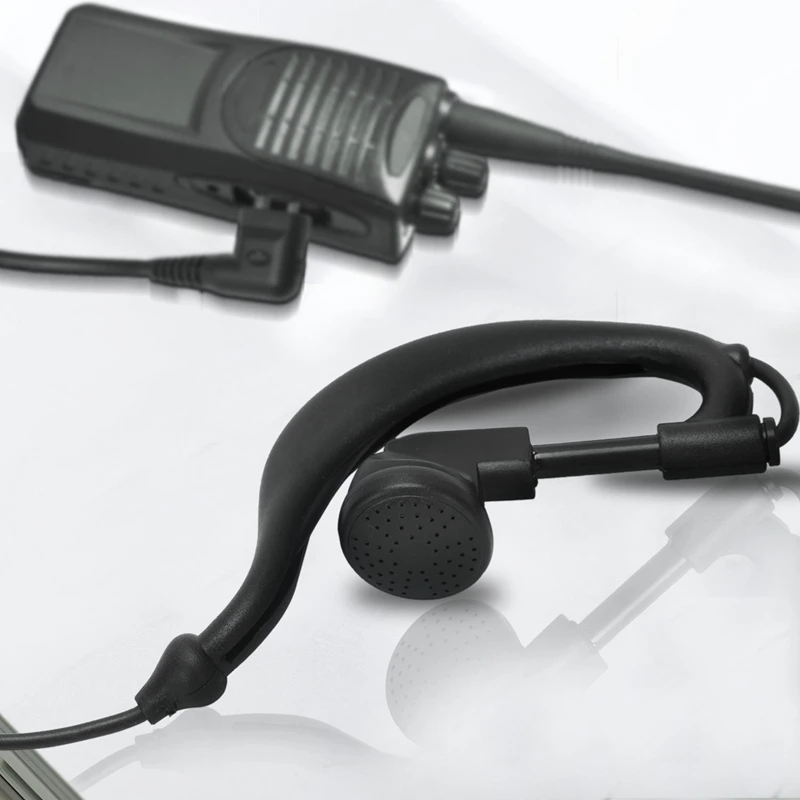 Безопасности 2-контактный G Форма Динамик гарнитуры микрофон совместимый для Motorola радио иди и болтай Walkie Taikie cls1110 sv10 xtn446 MU11