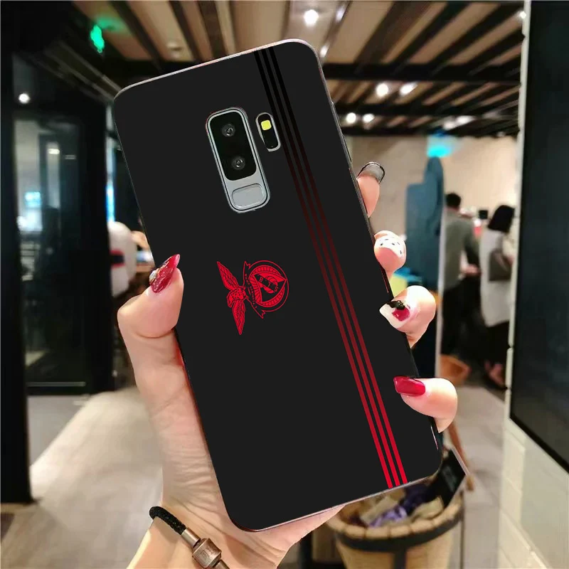 Чехол для телефона Benfica FC чехол для samsung Galaxy S10 S8 S7 Edge DIY черный мягкий TPU для A9 C10 C9 J7 Max Note 8 Note 9 S8 S10E