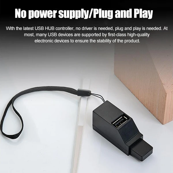 3 шт. мини 3 порта USB концентратор высокоскоростной передачи данных сплиттер коробка адаптер для ноутбука DJA99