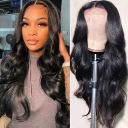 Body Wave Wig 30 Inch Lace Front Human Hair Wigs Hd Transparent 13x4 Lace Frontal Wig Remy Brazilian Body Wave Lace Front Wig