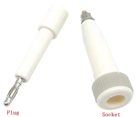 

Fast arrival 4mm Cylindric High Voltage Plug /Socket 30KV High Voltage Terminal Block Pin Withstand Tester Accessories Connector