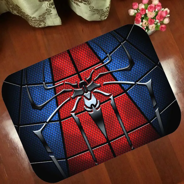 

Floor Mats Anti Slip Mat Cartoon animation Spider-Man SpiderMan Printed Pattern Carpet Rug for Bathroom Door Living Rooms