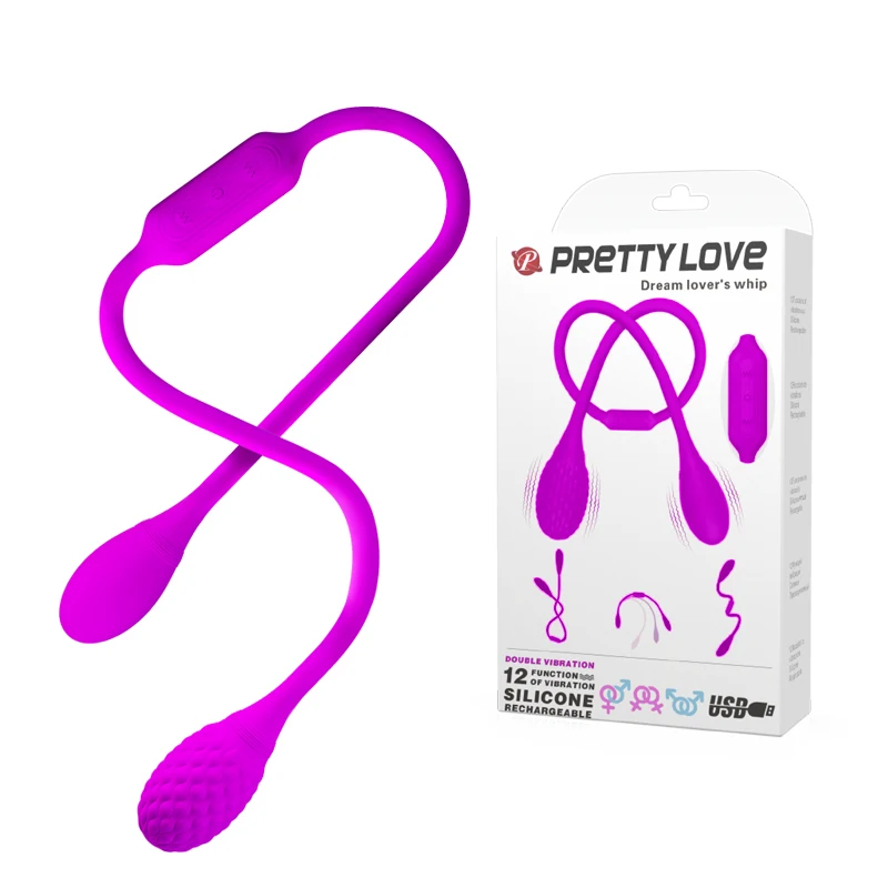 Pretty Love USB Rechargeable 12-function Vibrations Double Vibrator Clitoral Stimulator Sex Toys for Women Adult Product | Красота и