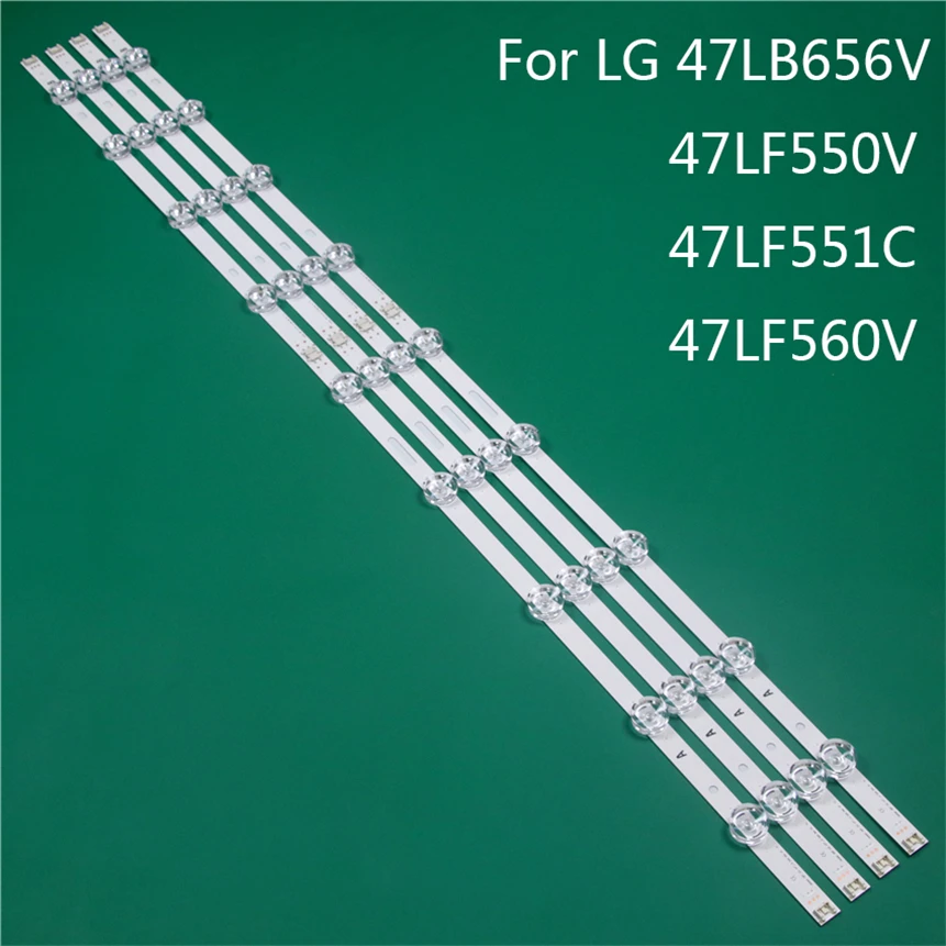 LED TV Illumination Part Replacement For LG 47LB656V 47LF550V 47LF551C 47LF560V Bar Backlight Strip Line Ruler DRT3.0 47 A B | Лампы и