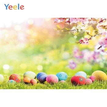 

Spring Easter Egg Flower Branch Nature Photography Backdrops Vinyl Photographic Background For Photo Studio Photophone Photozone