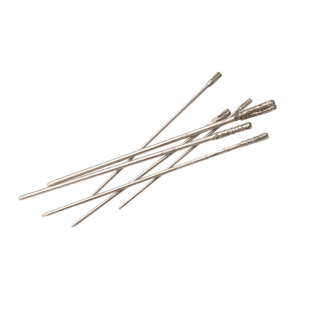 5/10/20pcs 1mm-2.2mm Diamond Coated Tipped Drill Bits for Tile Glass Jewellery Hole Saw drill bit set drill bits drill bit