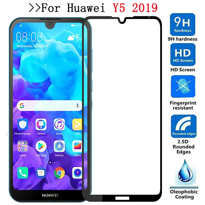 Стеклянная защитная пленка для Huawei Y5 2019 экрана huawei Y 5 Y52019 стекло 71 дюйма