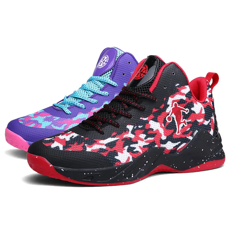 mix color 02 HUMTTO Jordan баскетбольные кроссовки мужские амортизирующие кроссовки мужские высокие ботинки уличная спортивная обувь мужские Противоскользящие кроссовки унисекс - Цвет: mix color 02