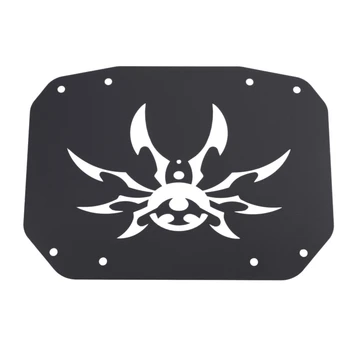 

Tailgate Vent-Plate Cover, Spare Tire Mount Delete Plate for Jeep Wrangler JK& Unlimited 2 or 4 Doors. 2007-2017 Sport,Sahara Ru
