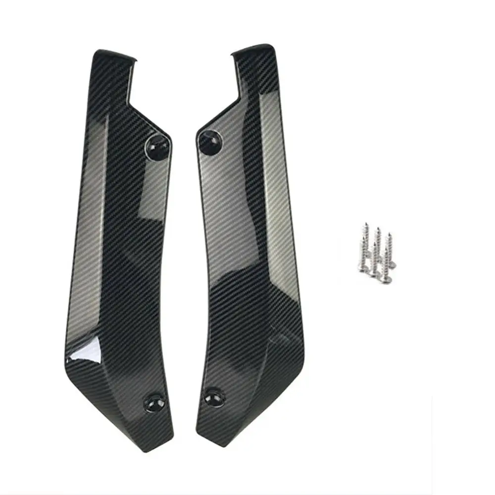 Car Bumper Spoiler Bumper Lip Bumper Strip Bumper Lip Decoration Car Rear Bumper Lip Bumper Protector 2Pcs Universal Car Rear Bumper Lip Spoiler Diffuser Splitter Scratch Protector Universal Durable Lightweight with 6 Screws
