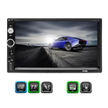 

7010B Universal Design FM Player Stereo Radio Car 7 Inch MP5 Touch Screen Car Stereo Video MP5 Player