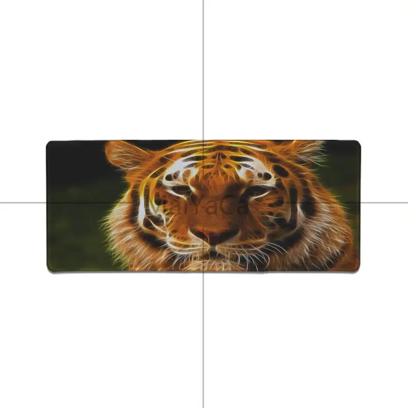 Non Slip PC tiger design Keyboard Gamer Gaming Mouse pads for dota lol cs Gaming Player desk mat la