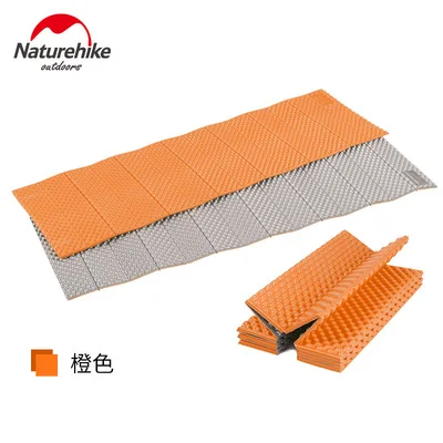 NatureHike 1 человек Открытый EVA коврик для кемпинга из пеноматериала Сверхлегкий складной спальный коврик r-значение 2,6 183*56 см - Цвет: orange