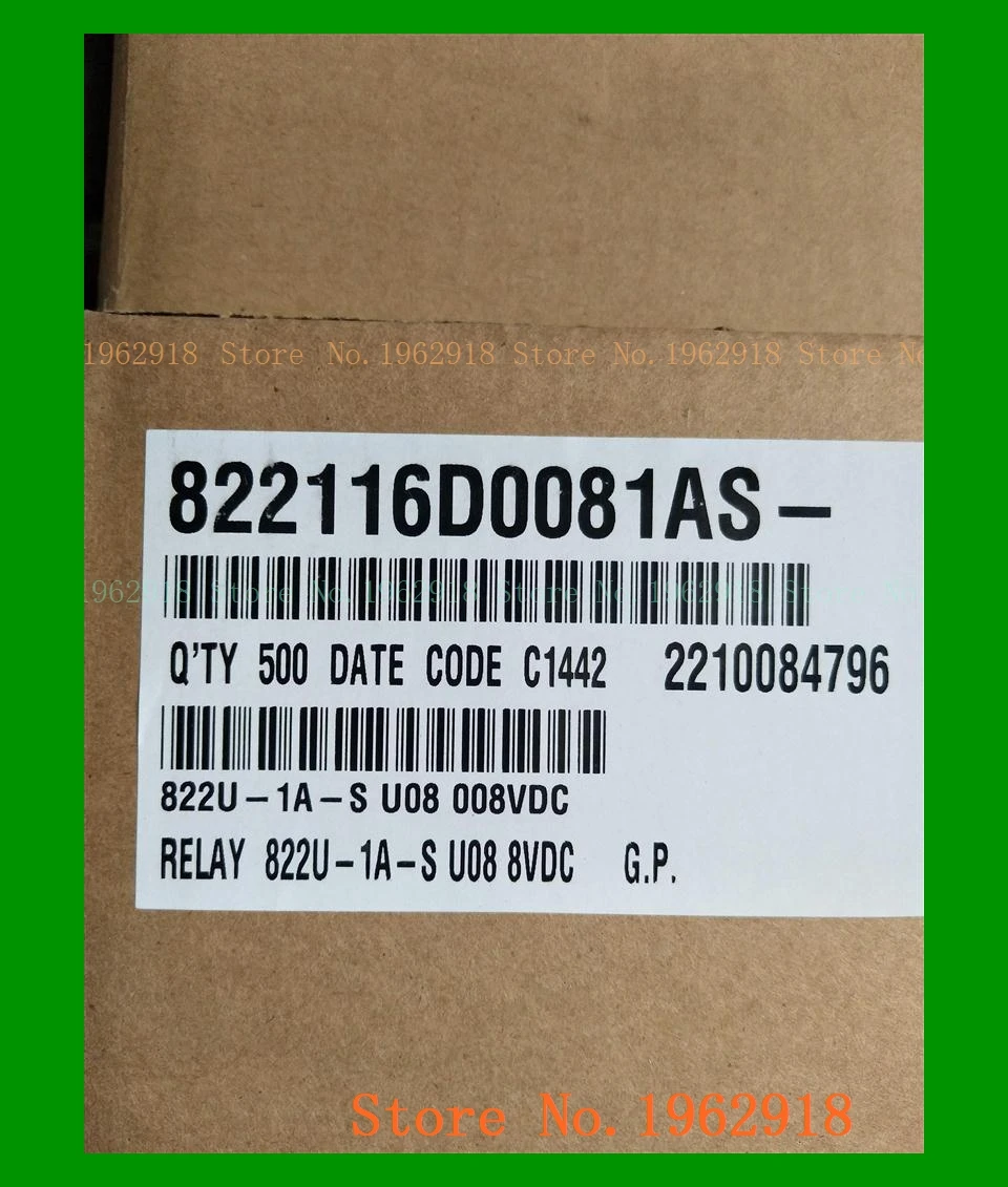 822U 1A S U08 8VDC|Реле| |