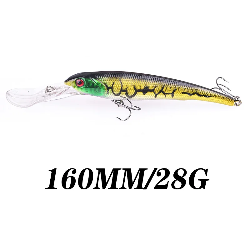 Big Minnow Fishing Lure Trolling Wobblers Tackle 16cm 28g Artificial Hard Bait Bass Pike Carp Floating Crankbaits Pesca WDAIREN fishing lure,fishing tackle,fishing bait