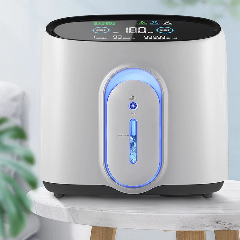 最終値下　新品未使用　DEDAKJ 酸素発生器　酸素マクス1個付 DEDAKJ DE-1A ポータブル家庭用酸素濃縮器 酸素発生器 1-6L/min