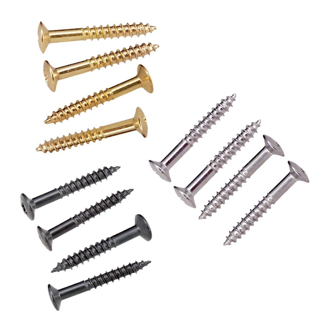40 Pieces Humbucker Pickup Ring Mounting Screws for Electric Guitar Parts