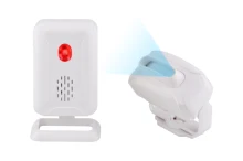 

Chimes Siren Alarm Birdsong Mute Flash Light 4 Mode Sensor Transmitter And Alarm Receiver Set Smart Home Device Simple Monitor