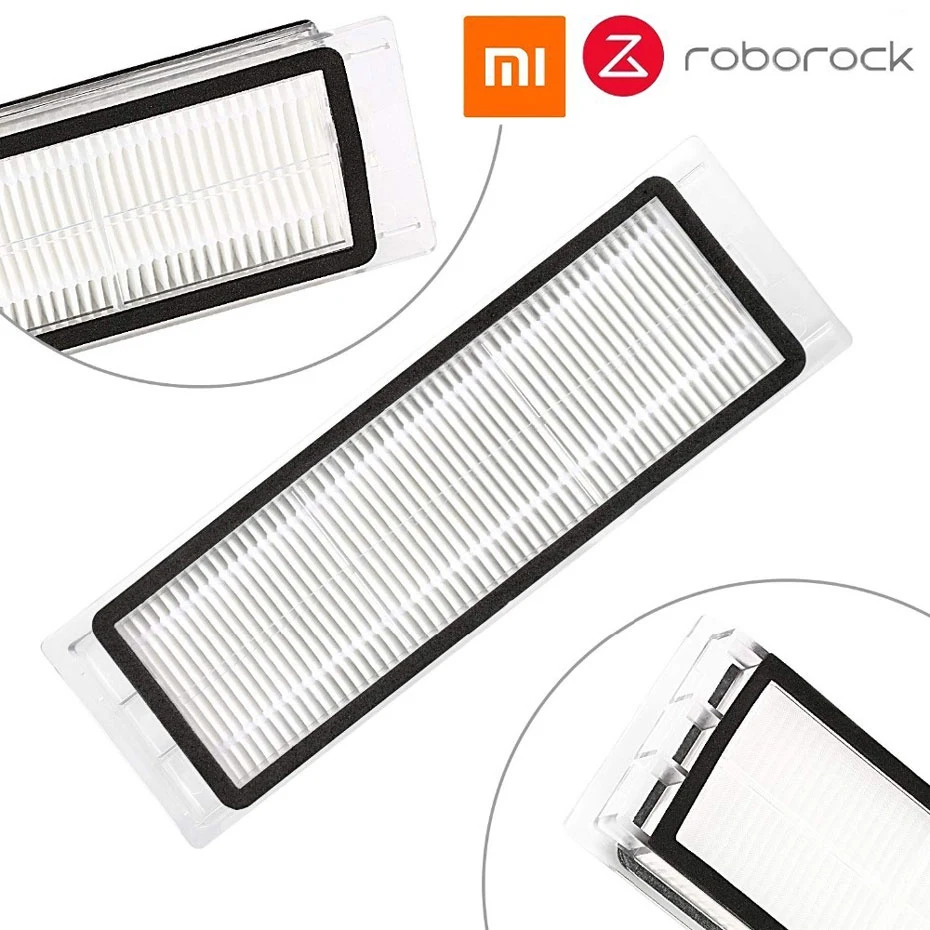 Xiaomi 1 1S Roborock S5 S6 MAX S6 Pure Accessories Vacuum Cleaner Parts Washable Mop Cloth HEPA Filter Main Brush Side Brush