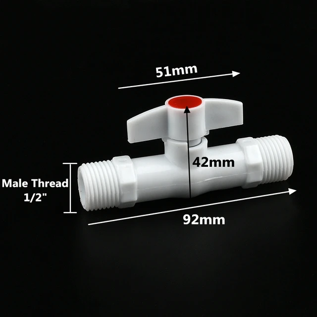 1Set Műanyag Háromirányú Pagoda Golyószelep Három Kimeneti Golyó Szelep 20 Mm -Es Pvc Cső A Tömlőkapcsoló 10 Dupla Vízelvezető Csatlakozóhoz - Image 4