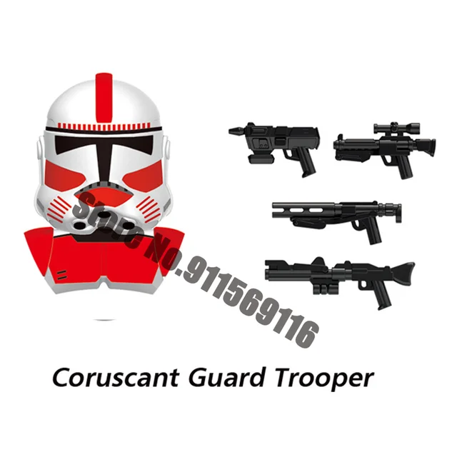 DISNEY Republic Commando Clone 501st Troopers Building Blocks Force 99 Scorch RC-1138 Sev Crosshair Wrecker Bricks Figures Toys D-X1604