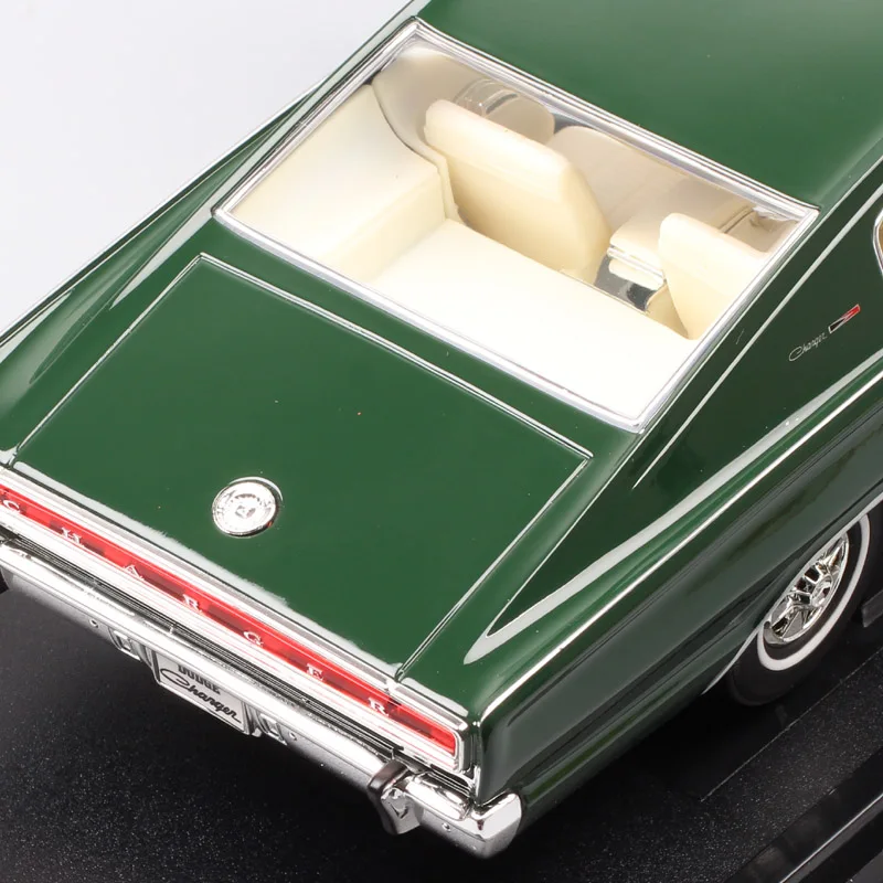 1/18 большие винтажные весы 1966 Chrysler Dodge Зарядное устройство B-body fastback мышечные автомобили Diecasts& Toy транспортные средства металлическая модель автомобиля детей