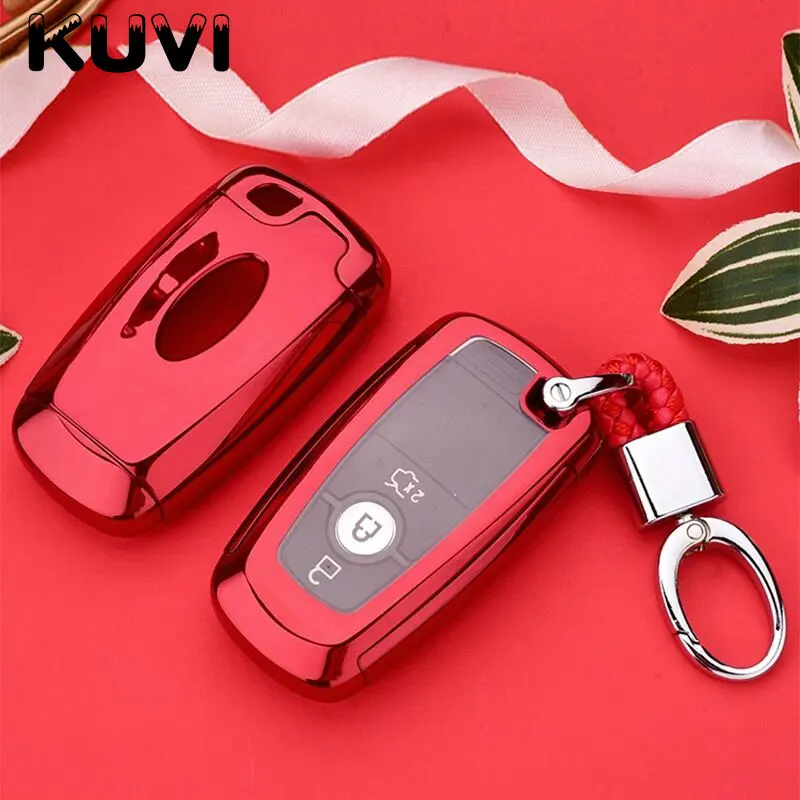 Tpu Key Case Cover For Ford Fusion Mustang Explorer F-150 F-250 F-350 2017 2018 Remote Key Case Shell Cover Skin Holder - - Racext™️ - - Racext 29