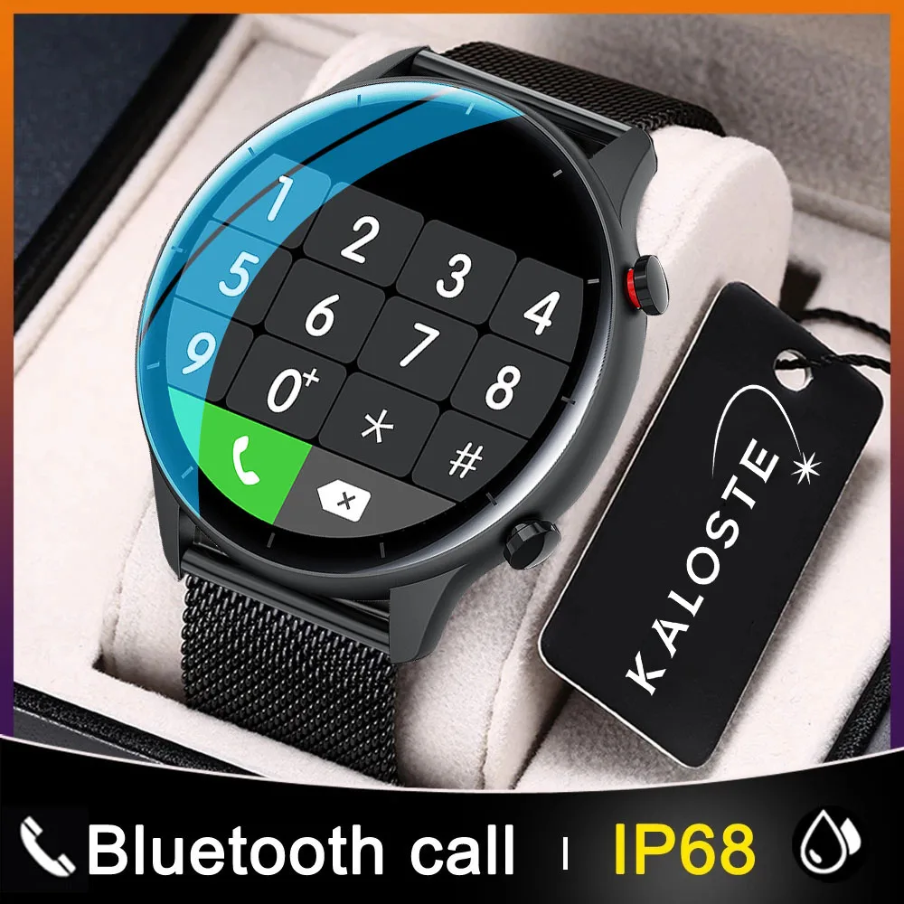 New Smart Watch Men Women Bluetooth Call Full Touch Screen Sport Fitness Watches IP68 Waterproof For Android IOS Smartwatch Men