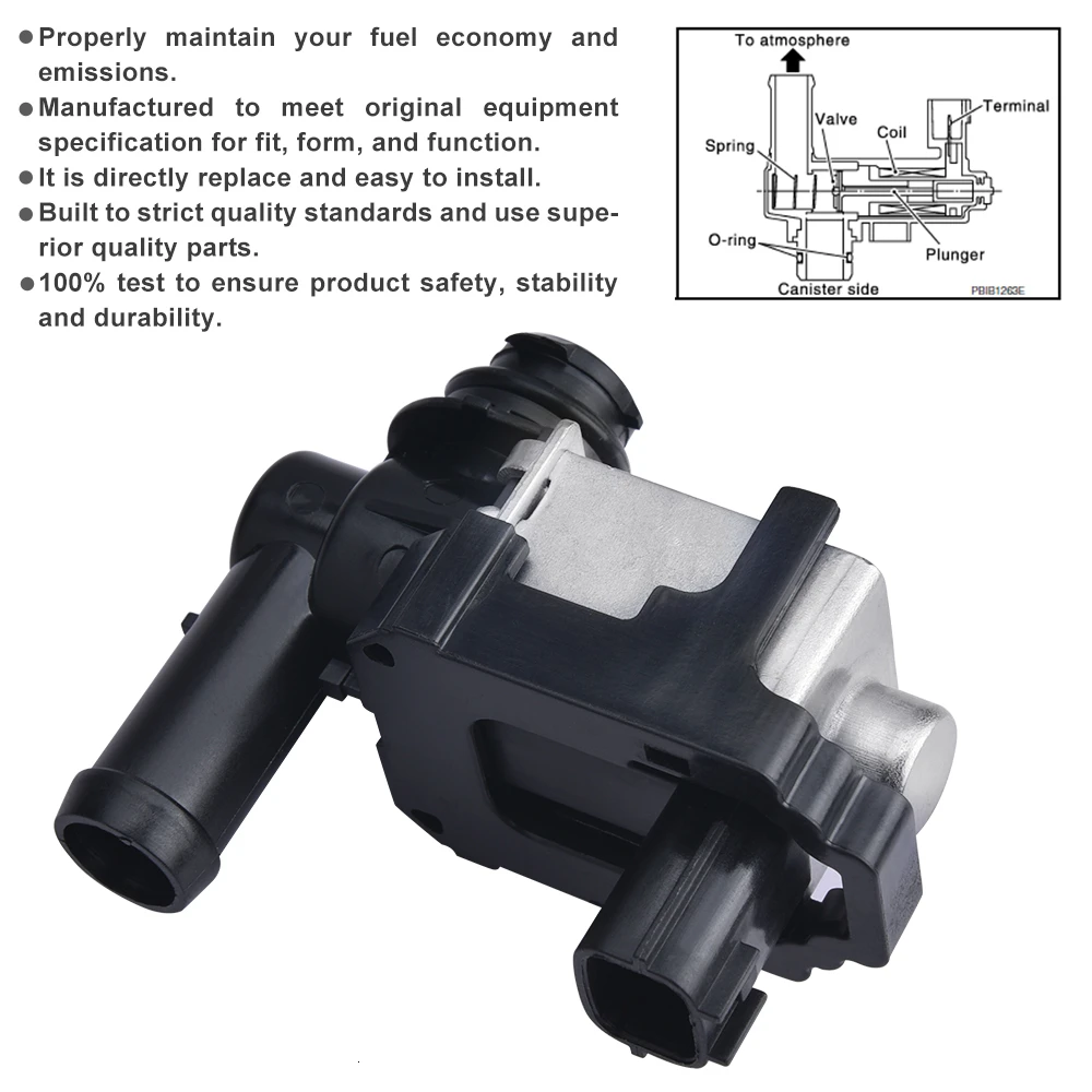 SPEEDWOW АВТОМОБИЛЬ пара канистра продувки соленоида Evap вентиляционный клапан управления для Nissan Infiniti 03-15 14935JF00A 14935JF00B 14935JF00C