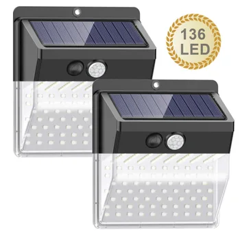 

118led136led Solar Small Street Light LED Solar Human Body Induction Wall Lamp Solar Wall Light Infrared