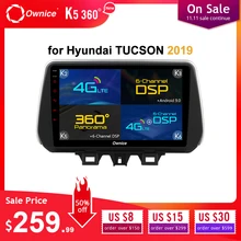 Ownice 2Din Android 9.0 Car Stereo k3 k5 k6 For Hyundai Tucson IX35 Radio FM GPS Navigation 4G LTE DSP Optical