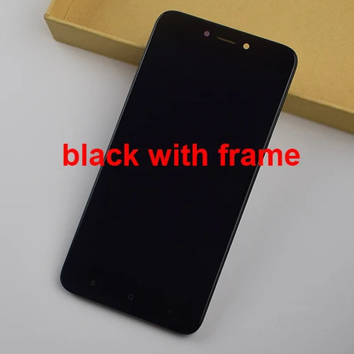 black with frame Для Xiaomi Redmi 4X ЖК сенсорный экран дигитайзер сенсор для Xiaomi Redmi 4X Pro Prime панель ЖК-дисплея в сборе рамка - Цвет: black with frame