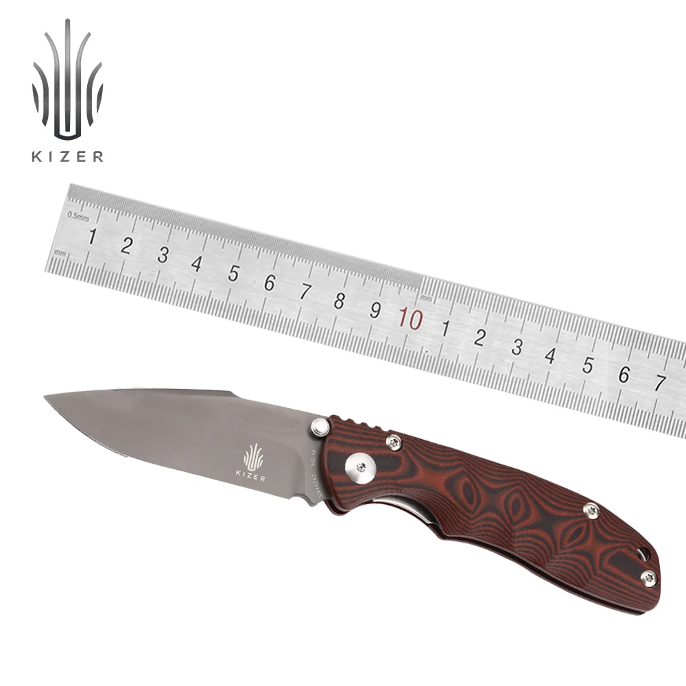 Тактический нож Kizer, складной карманный нож, высококачественные стальные инструменты для кемпинга - Цвет: V4412A2