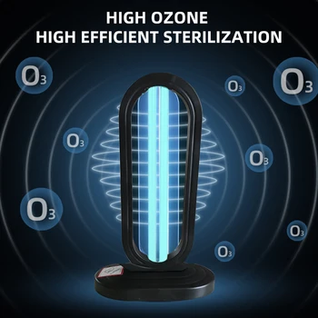 

38W Ozone UV Disinfection Lamp Quartz Sterilizer Bulb 110V 220V UVC Germicidal Light Household Remote Control Ultraviolet Lamps
