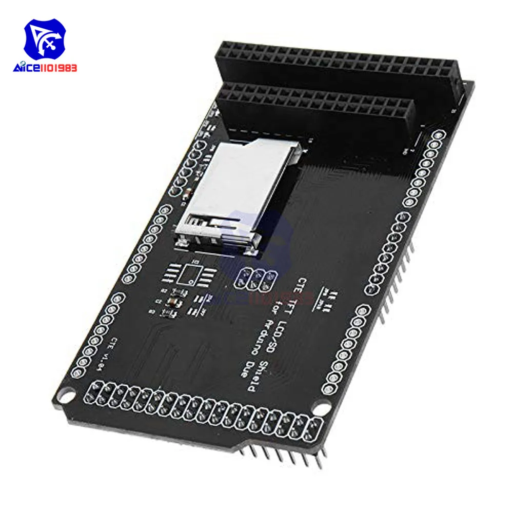 Плата расширения TFT/SD для Arduino DUE 2 8 дюйма 3 дюйма|ЖК-модули| |