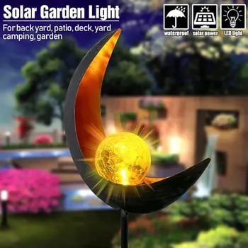 

LED Solar Flame Light Metal LED Garden Light Flame Effect Lamp Waterproof Landscape Outdoor Lights Practical