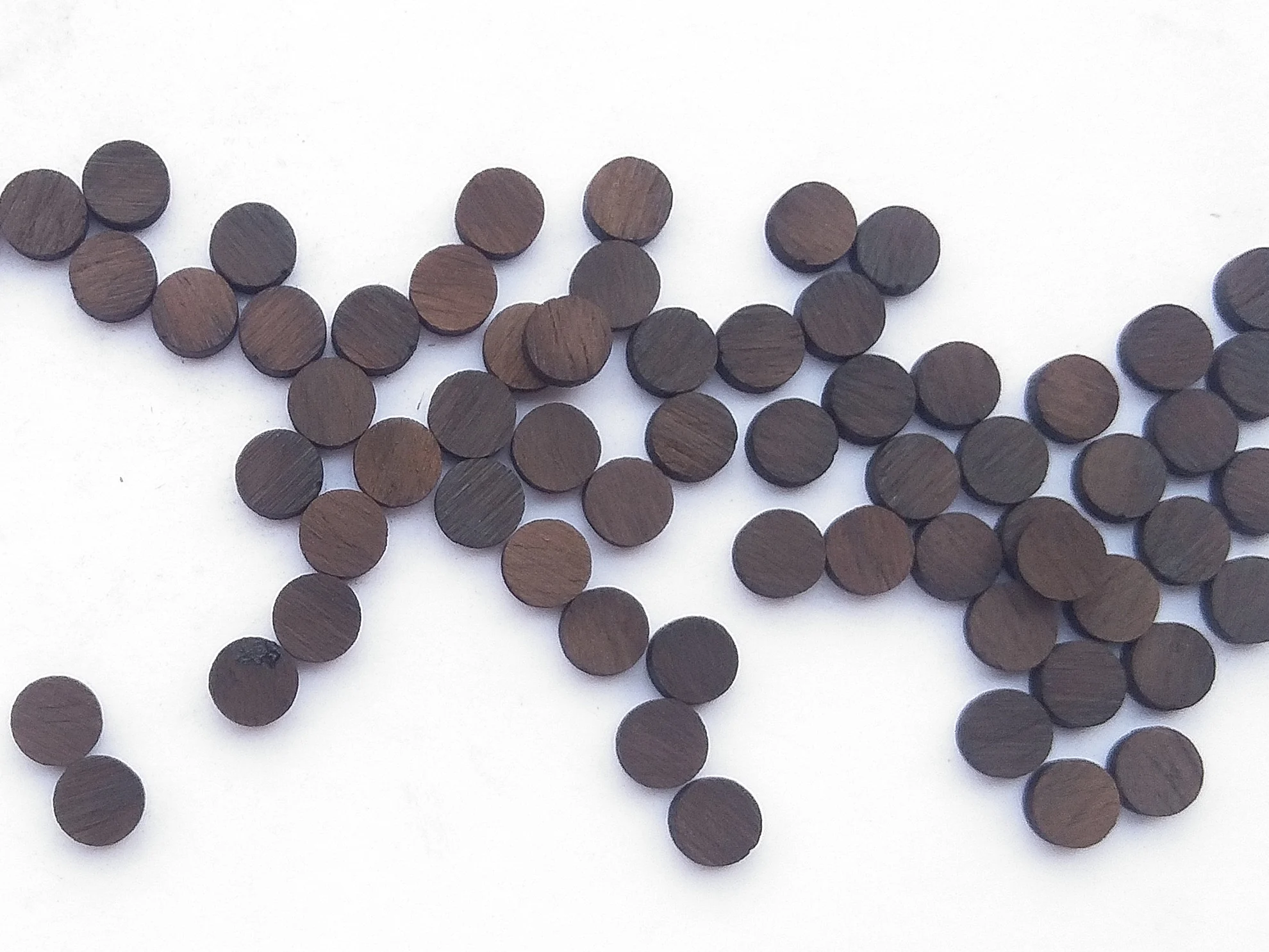 50 Pcs Rosewood Dot marker position 6mm For Guitar Ukulele Bass Fingerboard Fretboard Luthier