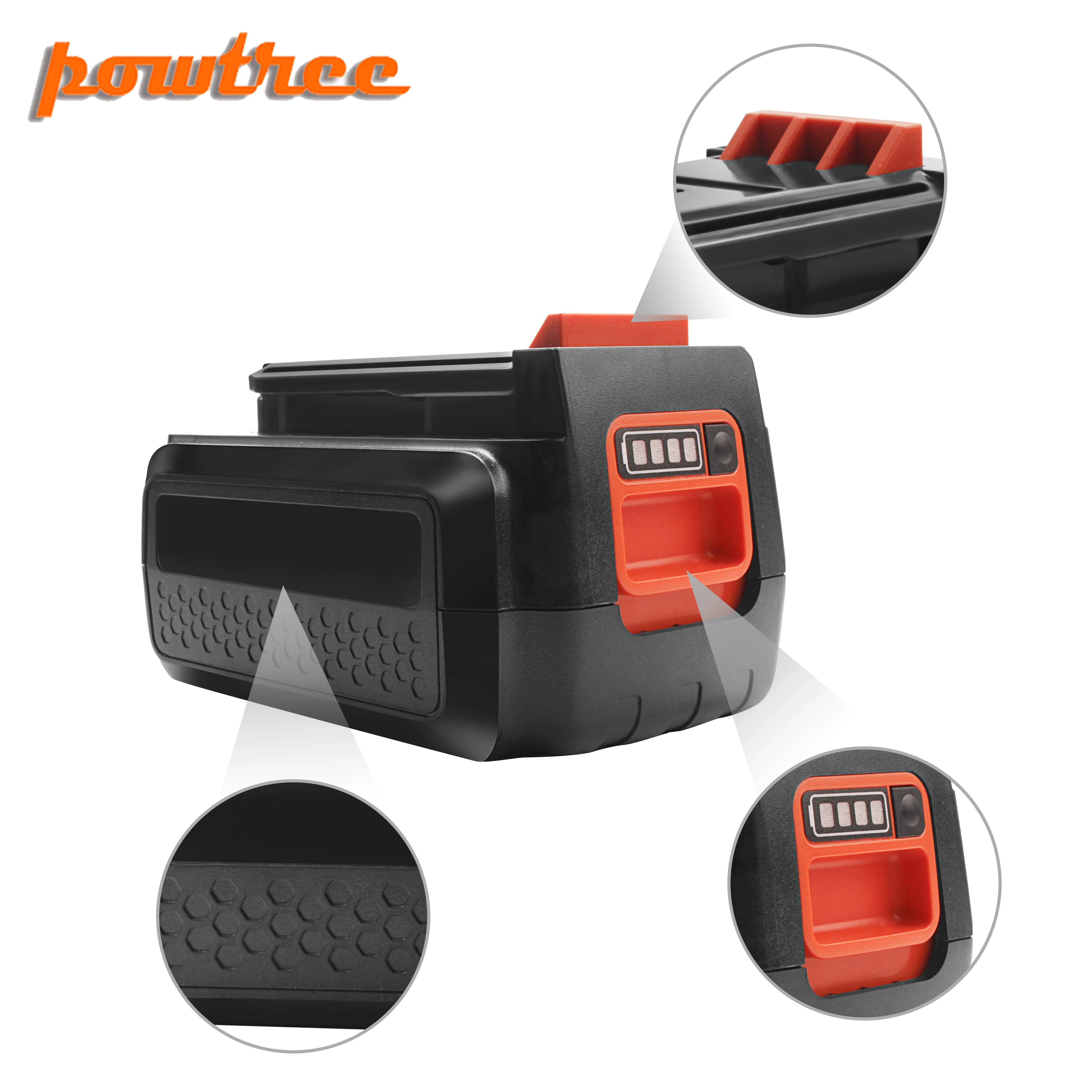 Аккумуляторная батарея Powtree 3 0 Ач 36 В/40 В LBX36 для Black & Decker LBXR36 BXR36 LST136 LST420 LST220 LST300 MTC220