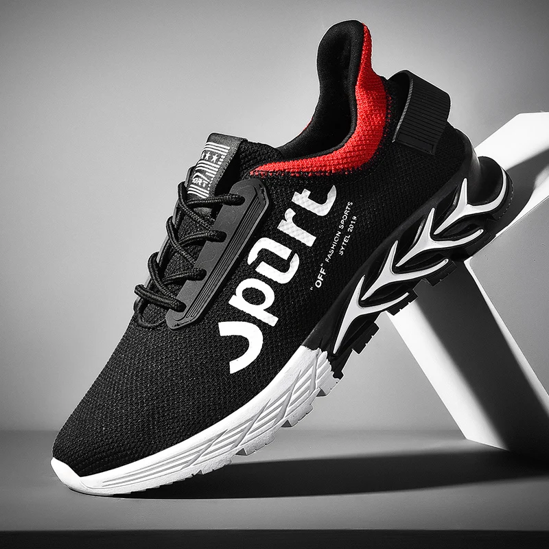 

Summer Causal Shoes for Man Breathable High Quality Mesh Tenis Shoes Male Black White Outdoor Walking Sneakers Men Footwear