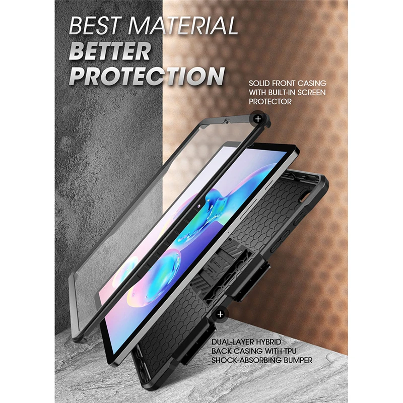 Galaxy Lite Case 10.4 2021 Sm-p610 - P615 Supcase ub Pro Full-body Cover With Built-in Screen Protector& s Pen Holder For Tab s6 - Imagem 5