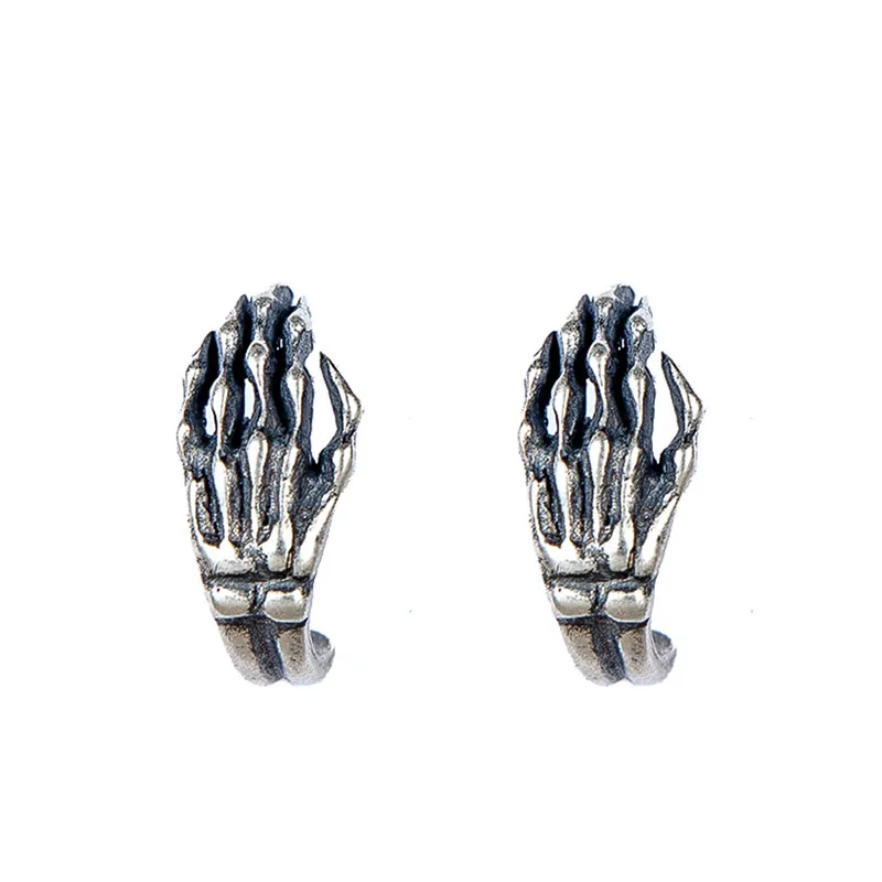 "La Main" Skeleton hand earrings