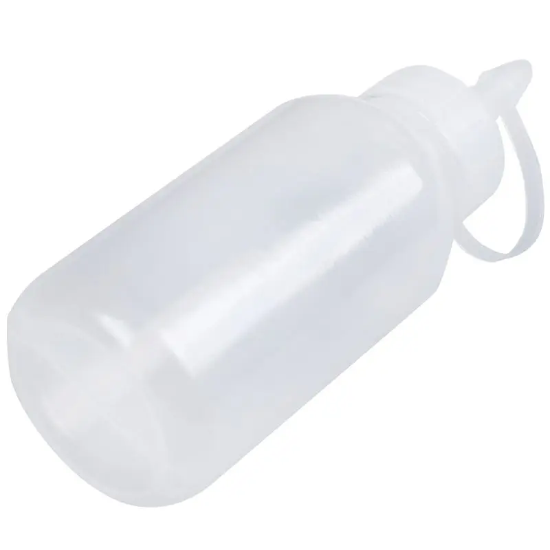 Sewing machine oil bottle made of clear, white plastic 100ml spray