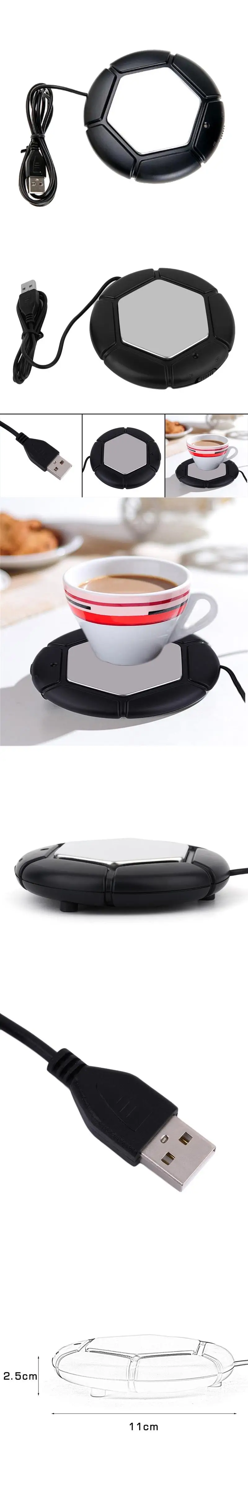 Настольная чашка для чая и кофе, подставка под кружку, USB подогреватель, USB подогреватель, коврик для сохранения тепла, Великобритания